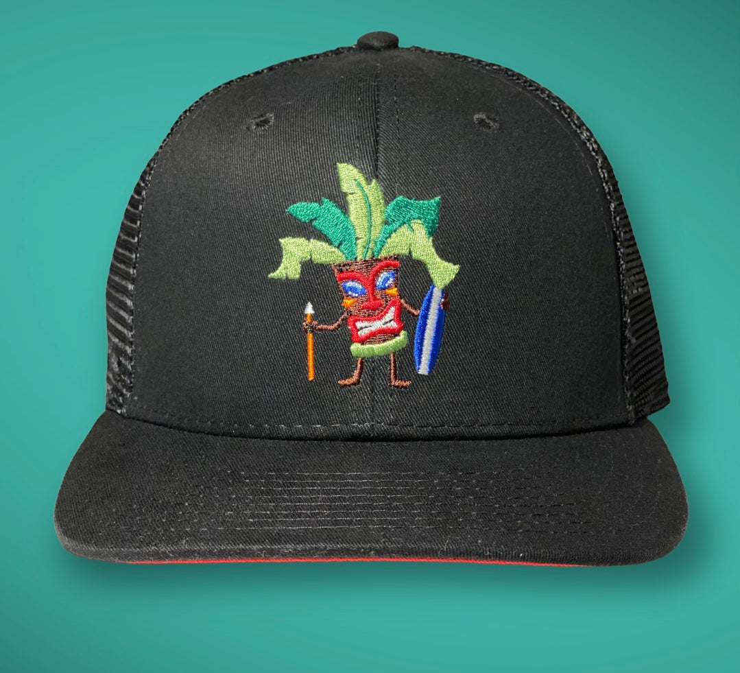 Walley Nugget's Hat-Adult-Black & Red