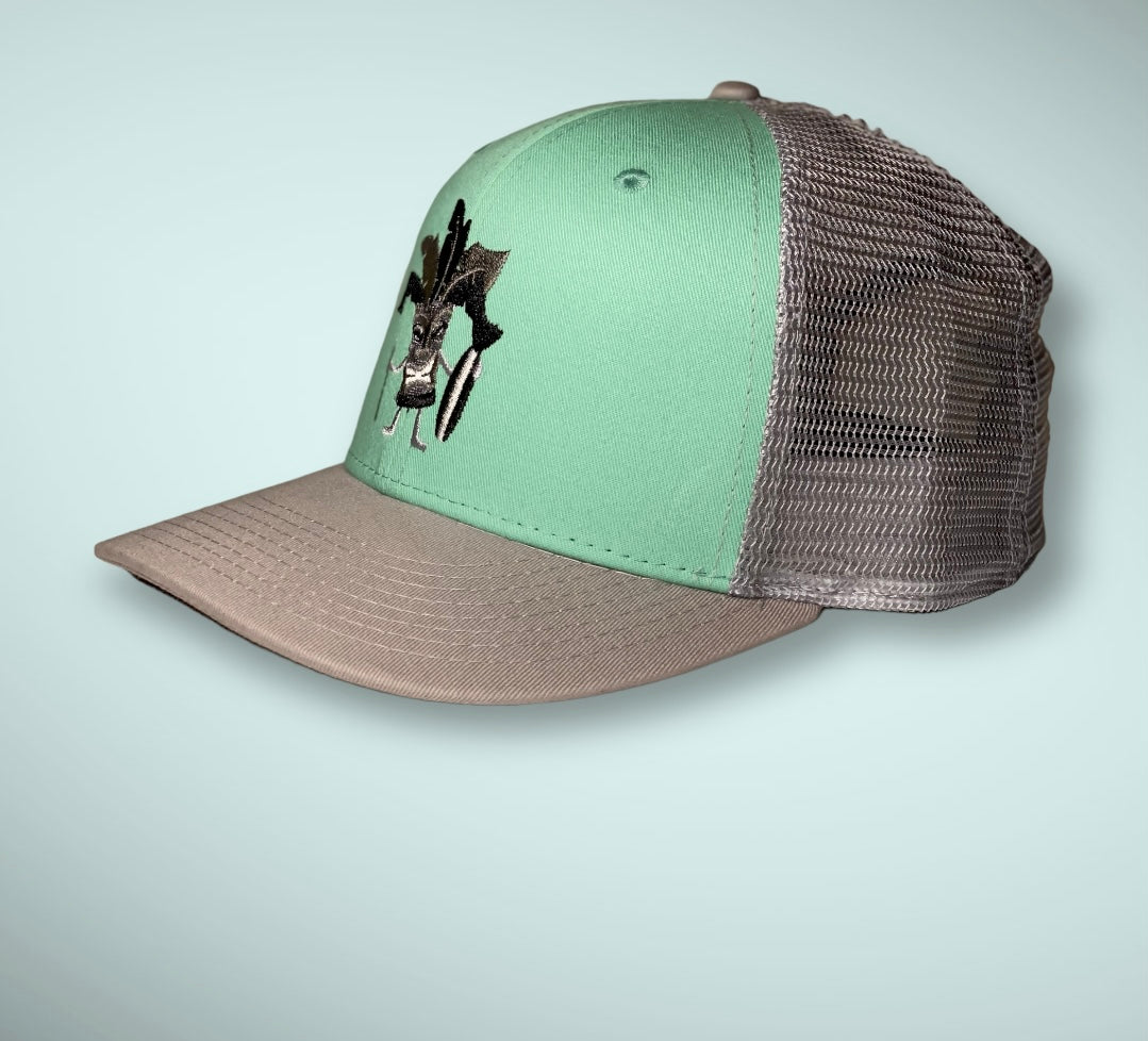 Walley Nugget's Hat-Adult-Sea Foam Green-Gray